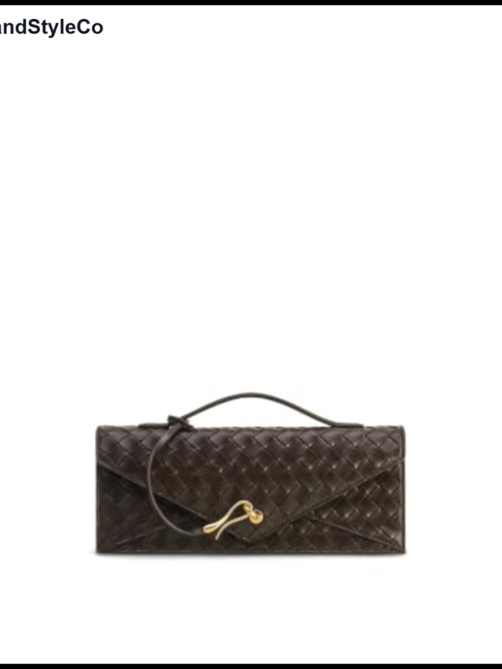 Woven Textured Vegan Leather Envelope Top Handle Satchel Crossbody Bag
